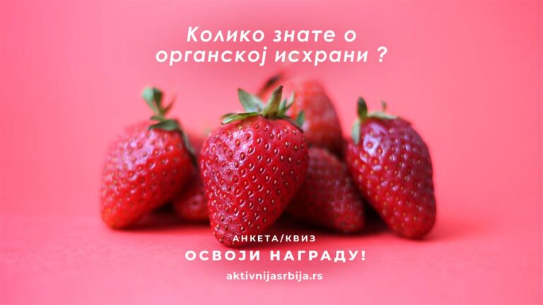 koliko znate o organskoj ishrani volim dobro